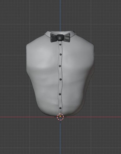Shirt with Bow Tie