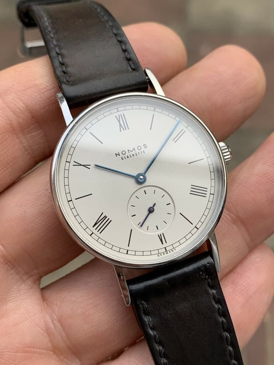 Nomos Ludwig 35mm Men's Dress Watch Germany Used