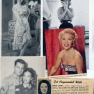 Dinah Shore Orignal  Clipping magazine Photo Lot  #B6636