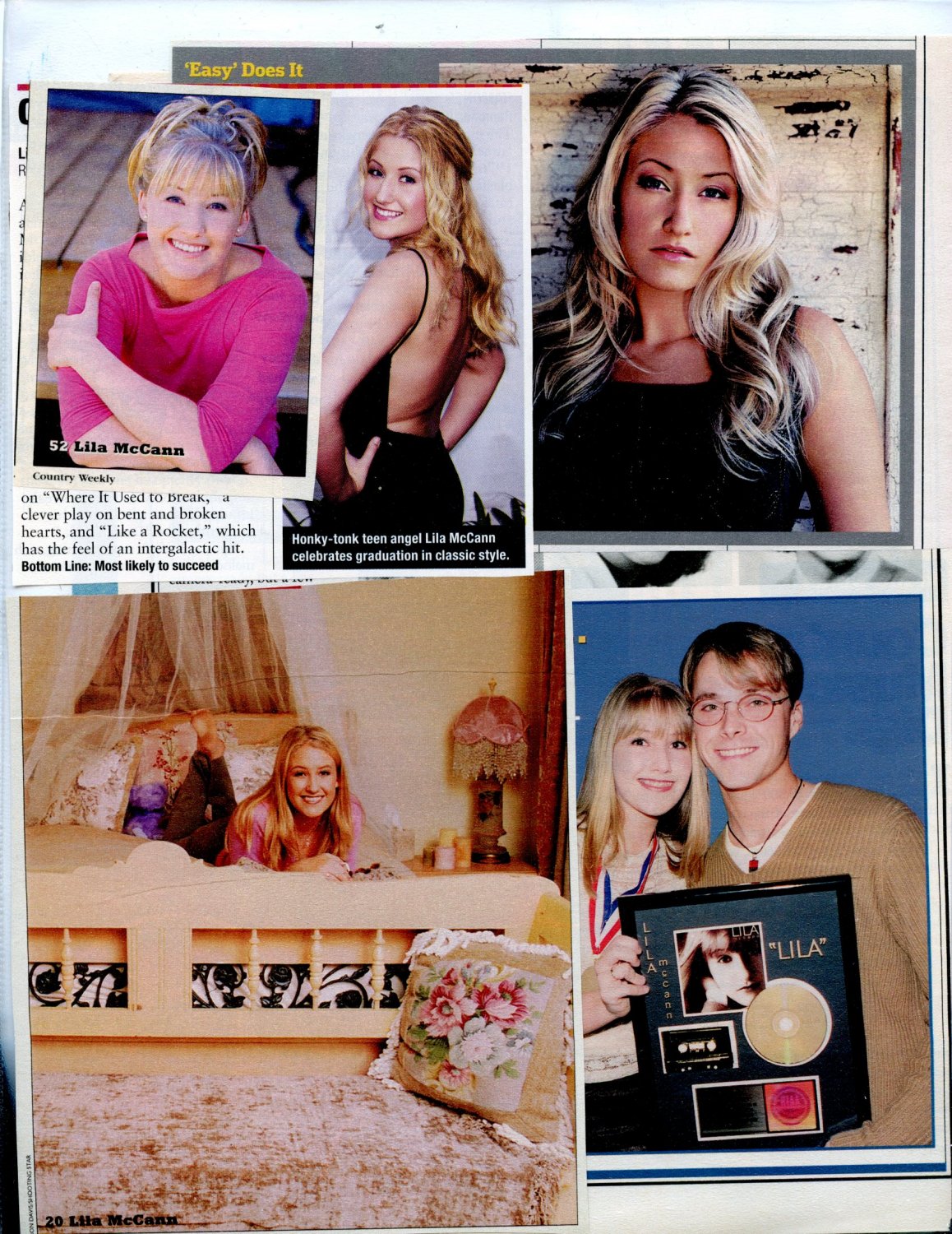 Lila McCann Orignal Clipping magazine Photo Lot #B6673