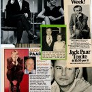 Jack Paar Orignal Clipping magazine Photo Lot  #B6589