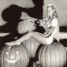 Unidentified Actress Leggy Halloween 8x10 glossy photo #W3669