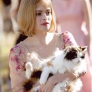Helena Bonham with Kitty Cat 8x10 glossy photo #W8490