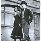 Paulette Goddard Charles Chaplin 8x10 glossy photo #W8709