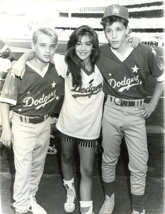 Chad Allen Alyssa Milano Corey Haim 7x9 Original glossy photo #X0732