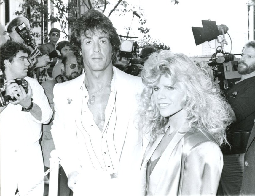 Sylvester Stallone 7x9 Original glossy photo #X1514