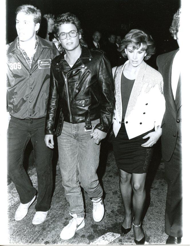 Rob Lowe Melissa Gilbert 7x9 Original glossy photo #X1695