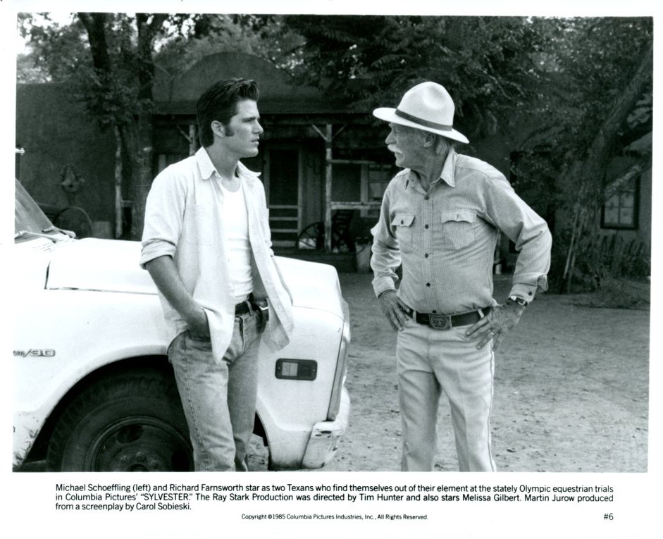 Michael Schoeffling Richard Farnsworth 8x10 Original glossy photo #X2811