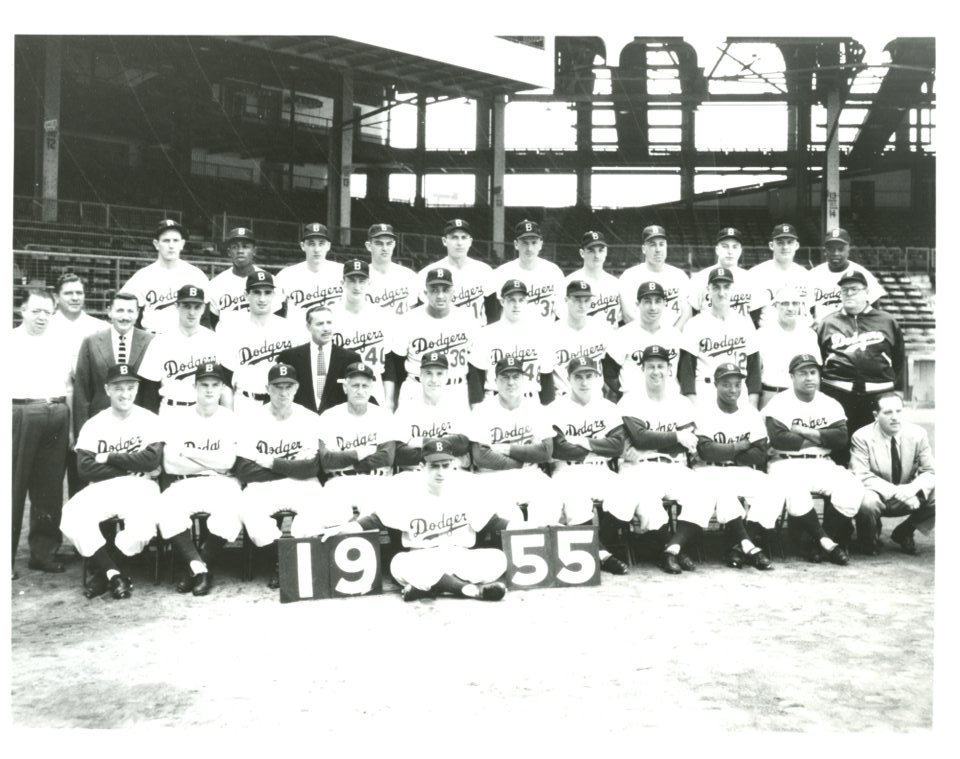 1955 L A Dodgers 8x10 glossy photo #X3120