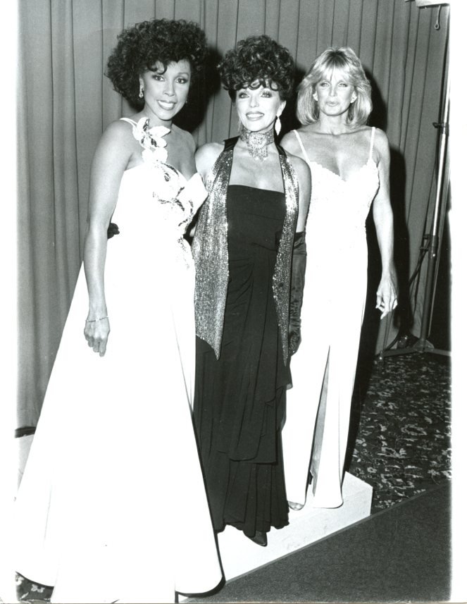 Joan Collins Linda Evans Diahann Carroll 7x9 Original glossy photo #Y4180