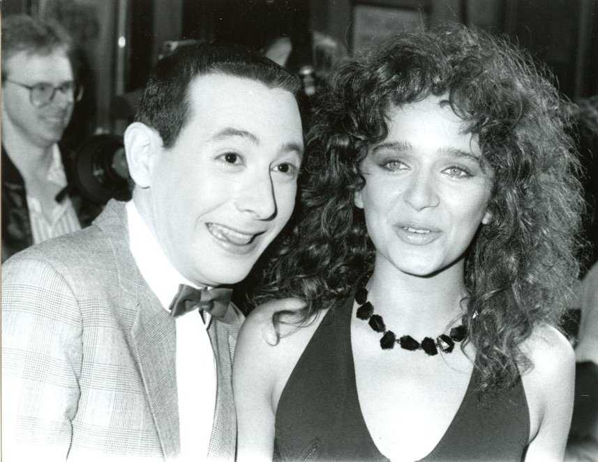 Pee Wee Herman Valeria Golina 7x9 Original glossy photo #Y4584