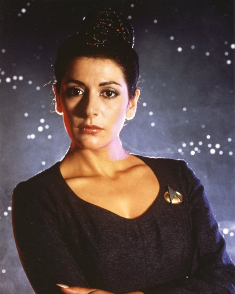 Marina Sirtis Star Trek 8x10 glossy photo #Y5247