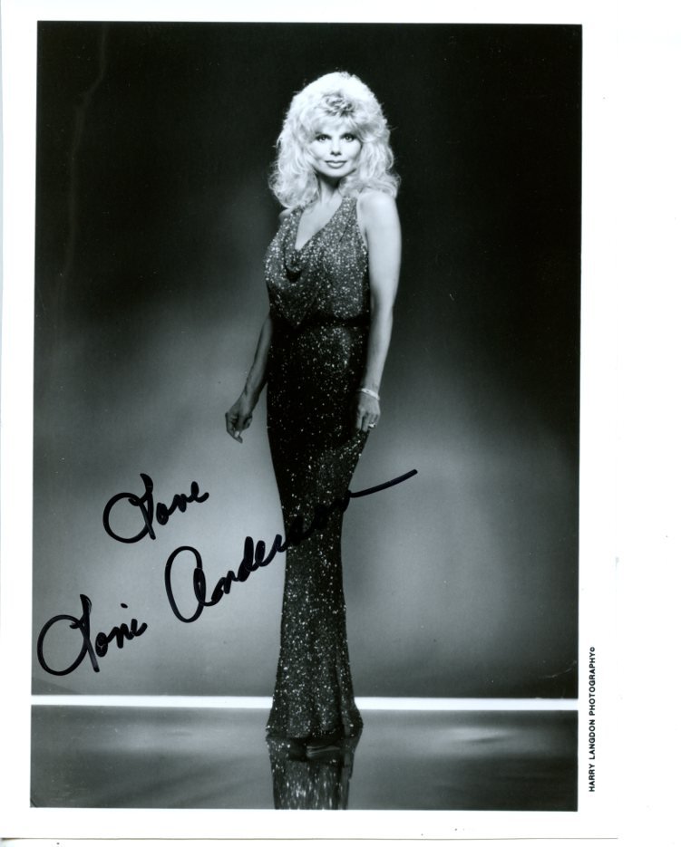 Loni Anderson 8x10 Signed Autographed photo #Y5830