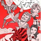 Ken Berry John Raitt Karen Morrow Kiss me Kate  Theater Program #N0949