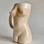 Gumenchuk Ceramics Womens Figure Handmade Boobs Mugs Black Brown White 14 ounces