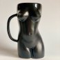 Gumenchuk Ceramics Womens Figure Handmade Boobs Mugs Black Brown White 14 ounces