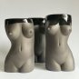 Gumenchuk Ceramics Womens Figure Handmade Boobs Mugs Graphite 14 ounces