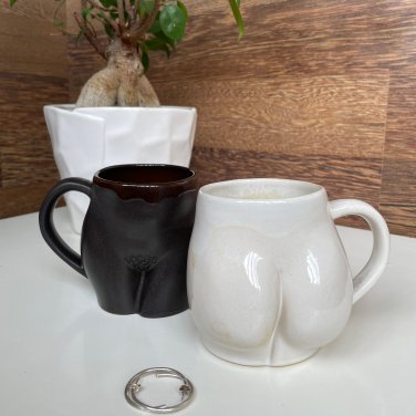 Gumenchuk Ceramics Womens Figures Handmade Booty Mugs Murbles 12.5