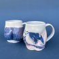 Gumenchuk Ceramics Womens Figure Handmade Booty Cups Mugs Murbles 12.5 ounces