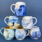 Gumenchuk Ceramics Womens Figure Handmade Booty Cups Mugs Murbles 12.5 ounces