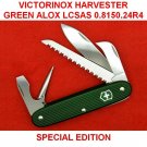 VICTORINOX HARVESTER GREEN ALOX LCSAS - SPECIAL EDITION - 0.8150.24R4 - SWISS ARMY KNIFE