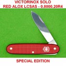 VICTORINOX SOLO RED ALOX LCSAS - SPECIAL EDITION - 0.8000.20R4 - SWISS ARMY KNIFE