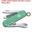 VICTORINOX CLASSIC SD ALOX COLORS MINTY MINT - 0.6221.221G - SWISS ARMY KNIFE