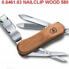 VICTORINOX NAILCLIP WOOD 580 - 0.6461.63 - SWISS ARMY KNIFE