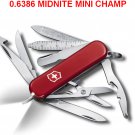 VICTORINOX MIDNITE MINICHAMP - 0.6386 - SWISS ARMY KNIFE