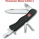 VICTORINOX PICKNICKER BLACK - 0.8353.3 - SWISS ARMY KNIFE