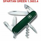 VICTORINOX SPARTAN GREEN - 1.3603.4 - SWISS ARMY KNIFE