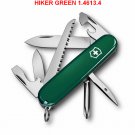 VICTORINOX HIKER GREEN - 1.4613.4 - SWISS ARMY KNIFE