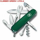 VICTORINOX CLIMBER GREEN - 1.3703.4 - SWISS ARMY KNIFE