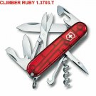 VICTORINOX CLIMBER RUBY - 1.3703.T - SWISS ARMY KNIFE