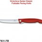 VICTORINOX CLASSIC FOLDABLE PARING KNIFE RED - 6.7831.FB - SWISS ARMY KNIFE