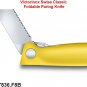 VICTORINOX CLASSIC FOLDABLE PARING KNIFE YELLOW - 6.7836.F8B - SWISS ARMY KNIFE