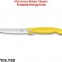 VICTORINOX CLASSIC FOLDABLE PARING KNIFE YELLOW - 6.7836.F8B - SWISS ARMY KNIFE
