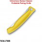 VICTORINOX CLASSIC FOLDABLE PARING KNIFE YELLOW - 6.7836.F8B - SWISS ARMY KNIFE