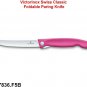 VICTORINOX CLASSIC FOLDABLE PARING KNIFE PINK - 6.7836.F5B - SWISS ARMY KNIFE