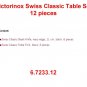 VICTORINOX CLASSIC TABLE SET 12 PIECES - 6.7233.12 - SWISS ARMY KNIFE