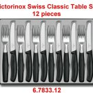 VICTORINOX CLASSIC TABLE SET 12 PIECES - 6.7833.12 - SWISS ARMY KNIFE