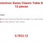 VICTORINOX CLASSIC TABLE SET 12 PIECES - 6.7833.12 - SWISS ARMY KNIFE