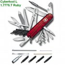 VICTORINOX CYBERTOOL LARGE L 41 RUBY - 1.7775.T - SWISS ARMY KNIFE