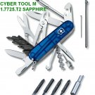 VICTORINOX CYBERTOOL MEDIUM M 34 SAPPHIRE - 1.7725.T2 - SWISS ARMY KNIFE