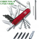 VICTORINOX CYBERTOOL MEDIUM M 34 RUBY - 1.7725.T - SWISS ARMY KNIFE