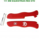 VICTORINOX SCALES / HANDLES 111 mm STD EQUESTRIAN RED - SWISS ARMY KNIFE