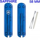 VICTORINOX SCALES / HANDLES 58 mm STD SAPPHIRE - SWISS ARMY KNIFE