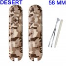 VICTORINOX SCALES / HANDLES 58 mm STD DESERT - SWISS ARMY KNIFE