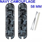 VICTORINOX SCALES / HANDLES 58 mm STD NAVY CAMOUFLAGE - SWISS ARMY KNIFE