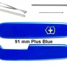 VICTORINOX SCALES / HANDLES 91 mm PLUS BLUE - SWISS ARMY KNIFE